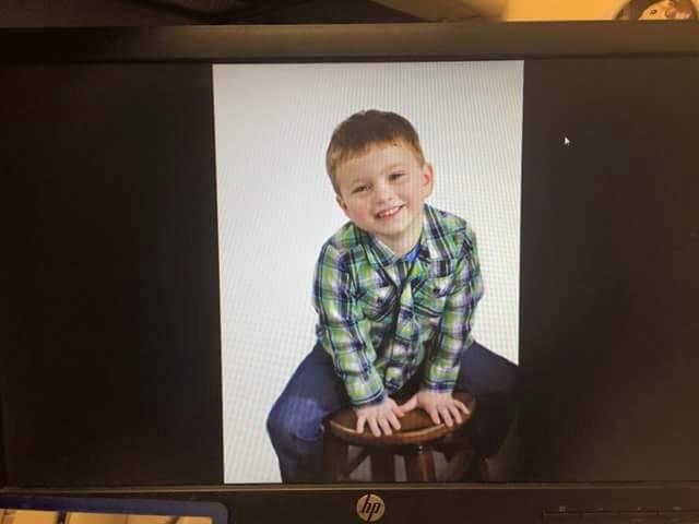 My grandson Maks.........age 4