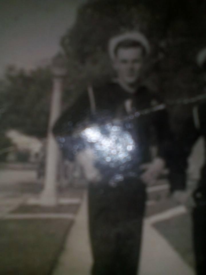 My dad. In navy