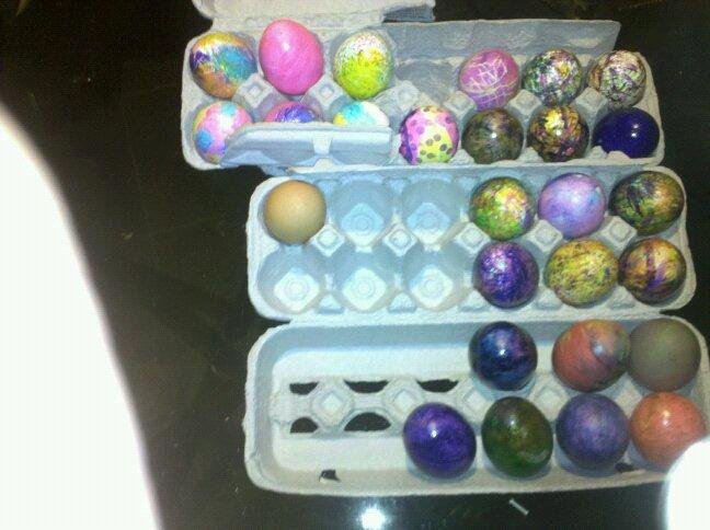 Eastern egg party..hehehe