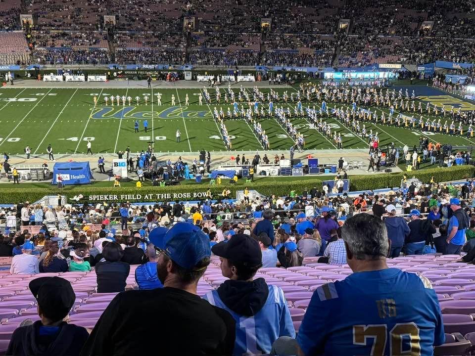 It’s football season once again. Classes started this week and we have a full student section and a full band. Tonight is vs. Oregon, hopefully we can give them a good game. GO BRUINS!! 💙💛