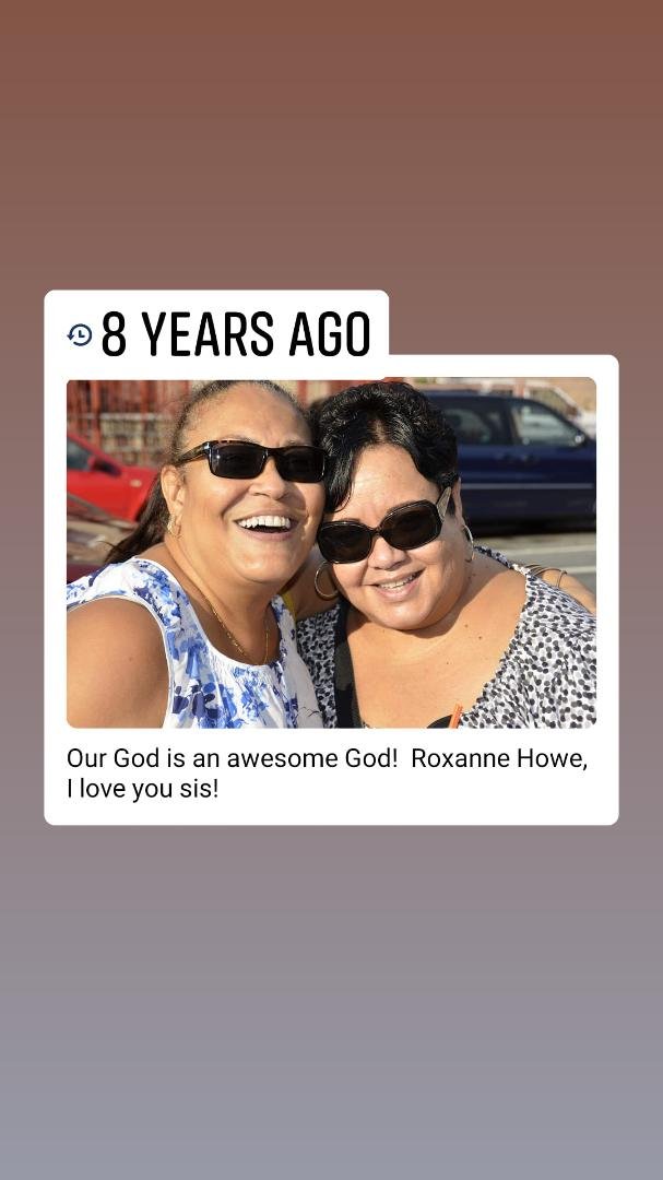 My Sister!!! Love ya Rocky (Roxanne Howe) !!! Miss ya!!!