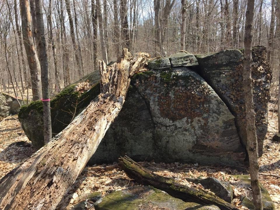 One of many Boulders around Hardy Lake