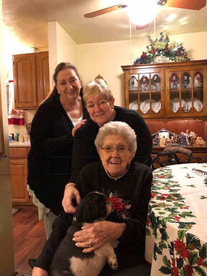 Kerrie, Sandy, Mom