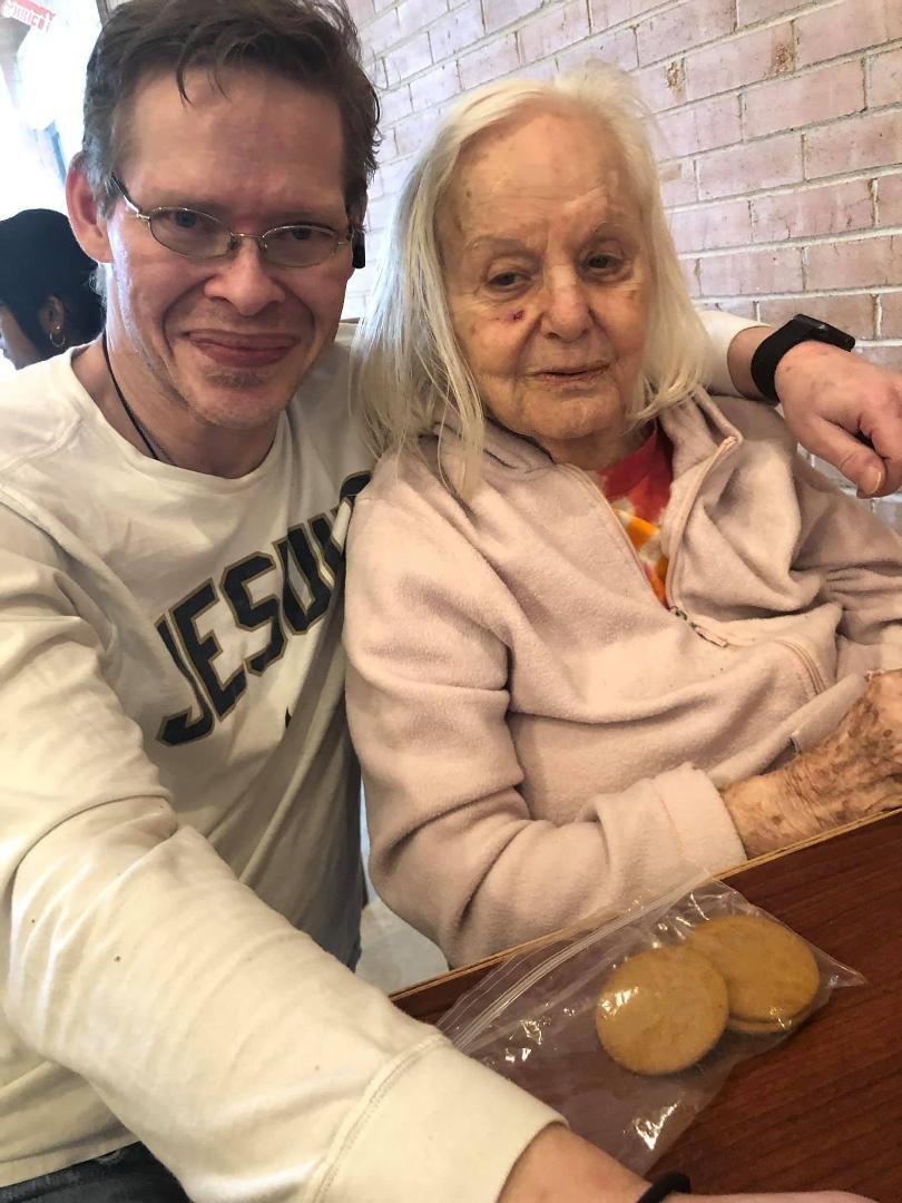 Visiting Grandmother.