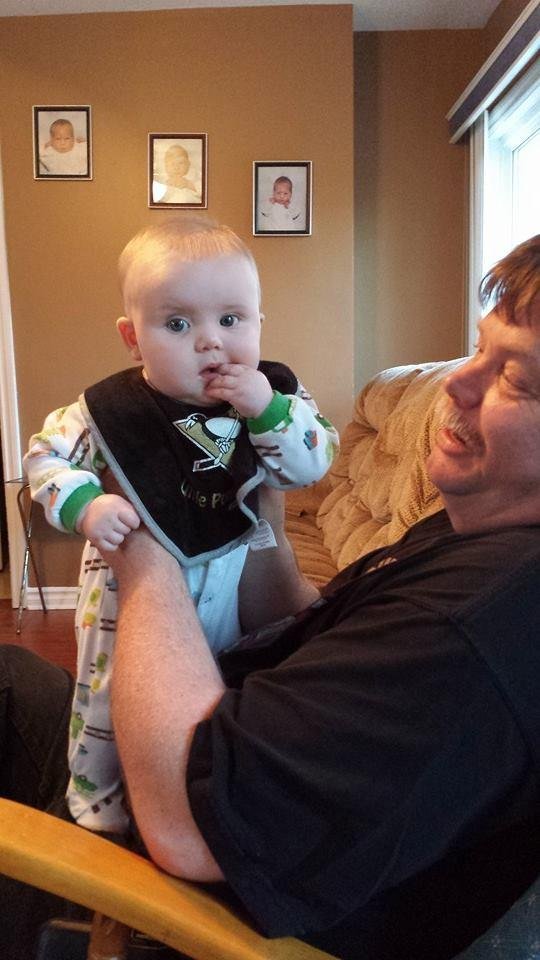 Conlin keeping grandpa amused