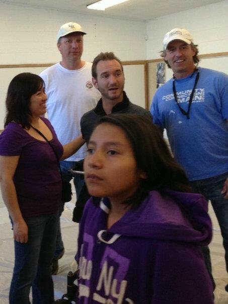 Me and Nick Vujicic!! What an amazing human!!! A true man of God