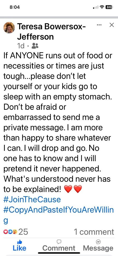 Thanks Teresa
I hope others will post