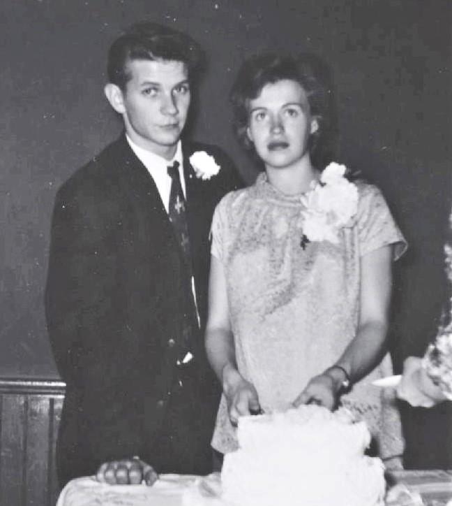 It's our anniversary! 65 years ago today, these two teenagers became Mr. and Mrs. Joseph Bolan.