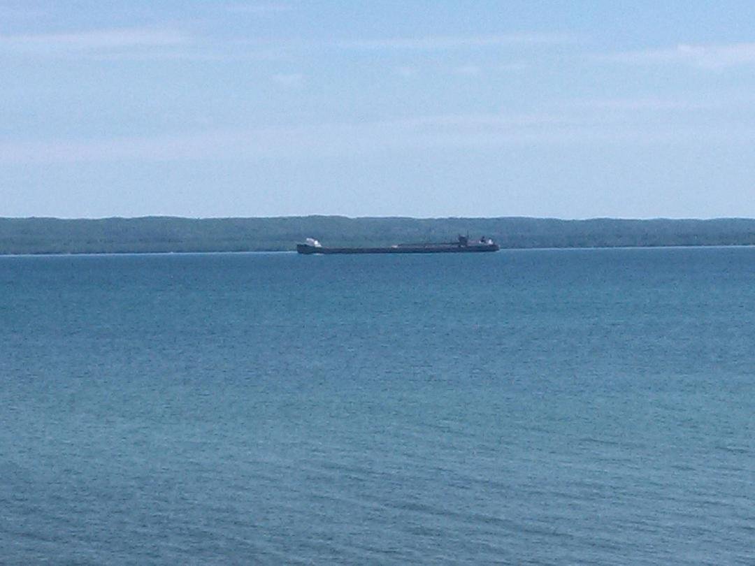 LAT at Gros Cap, Whitefish Bay