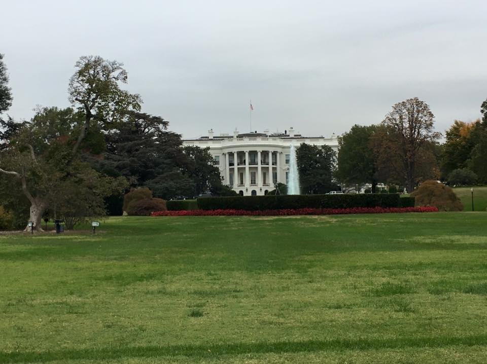 I think President Obama is waving at me from the Oval Office.