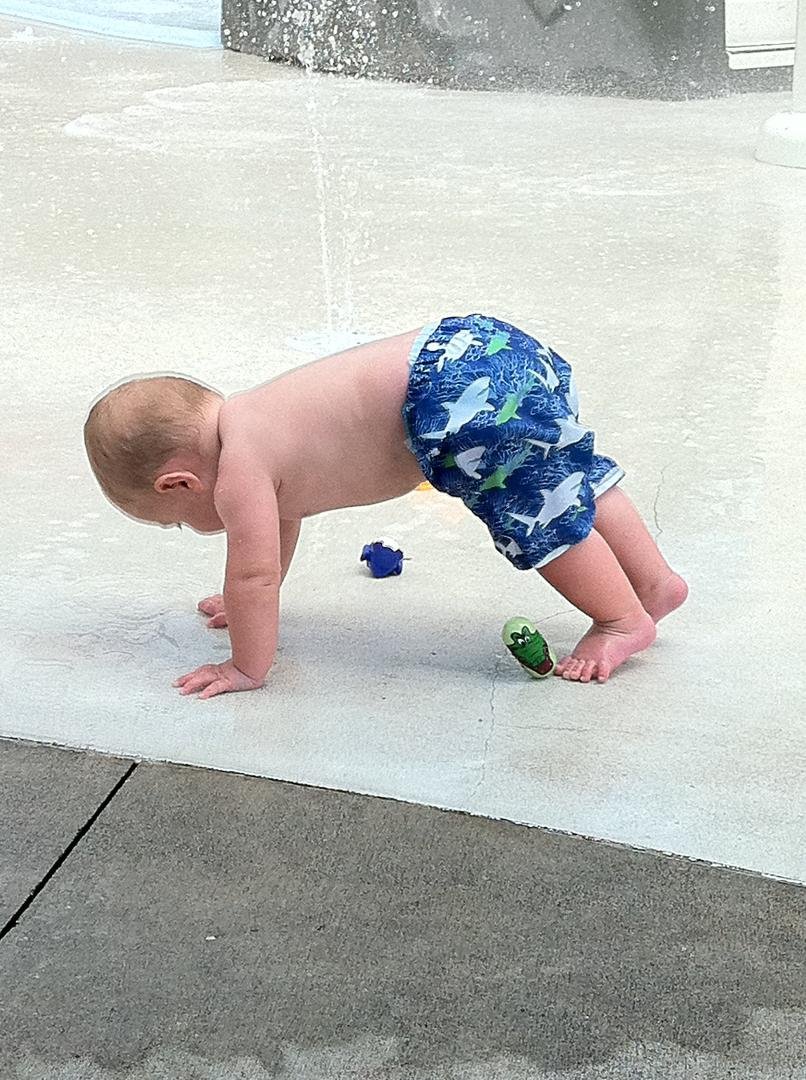 Doin some push ups