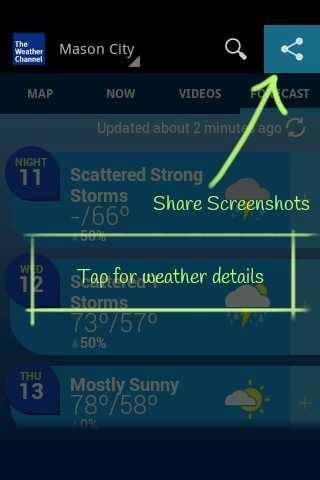 Excellent app for the weather