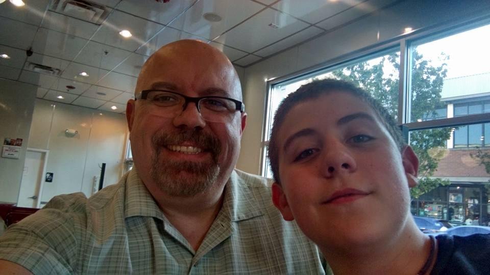 Guys night out. Johnny Rockets and Mission Impossible in IMAX.