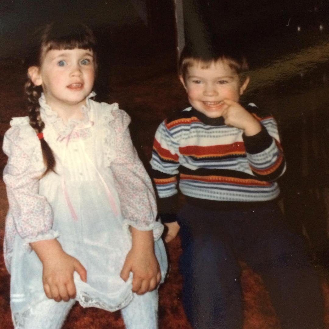 Found this photo while reorganizing and had to post for TBT. My youngest Kelly and Shelley's oldest Marc.