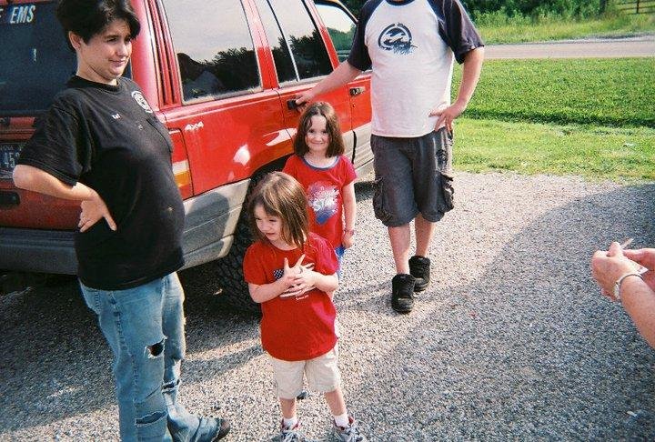 William Hatcher's album, trip up to see grandkids
