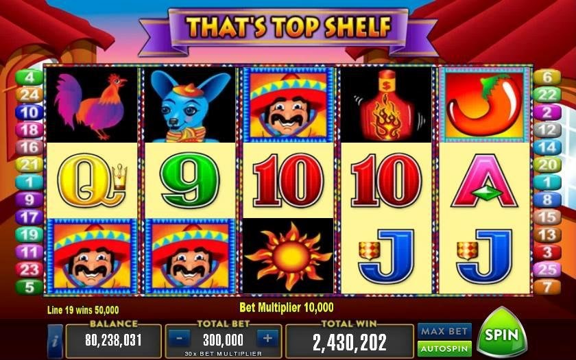 I just won big on the Heart of Vegas slot, More Chilli
