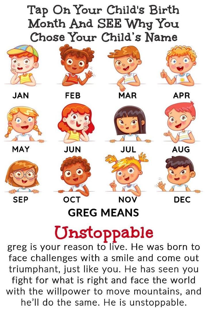 This is kind of strange because it's so true of Greg. But then again, maybe all the combinations say similar things.