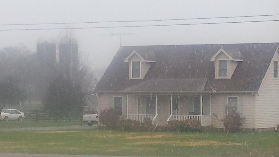 Snowing in Chapel Hill