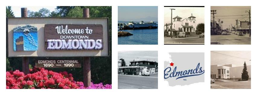 Took a walk down memory lane, one of my groups is called "You know you're from Edmonds when" they have a lot of pictures of this area some from when I was growing up. The picture below is part of their profile, but it says
