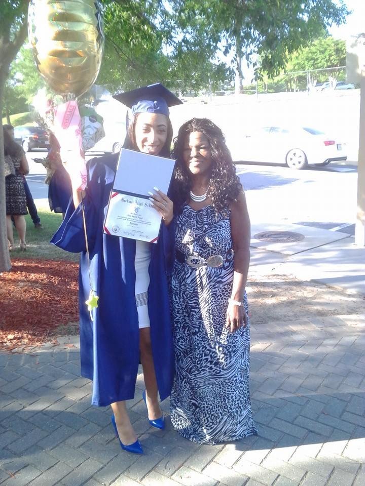 My grand daughter did it proud of her love you baby