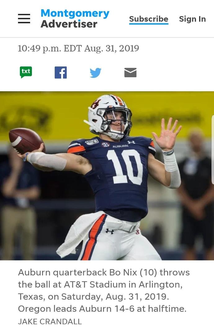 The winning throw