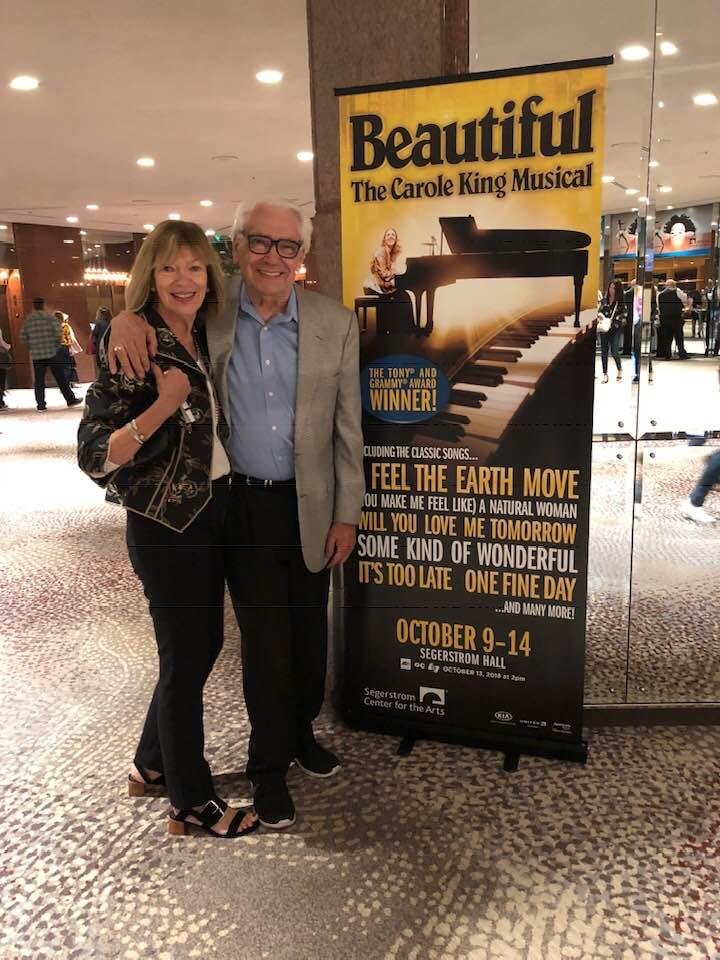Great Birthday evening at Carole King Musical with Rosemary. Fun!!!