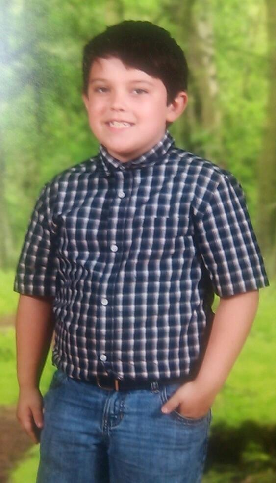 my handsome great grandson, Landon 3 grade! Time go so fast. Love you bud.