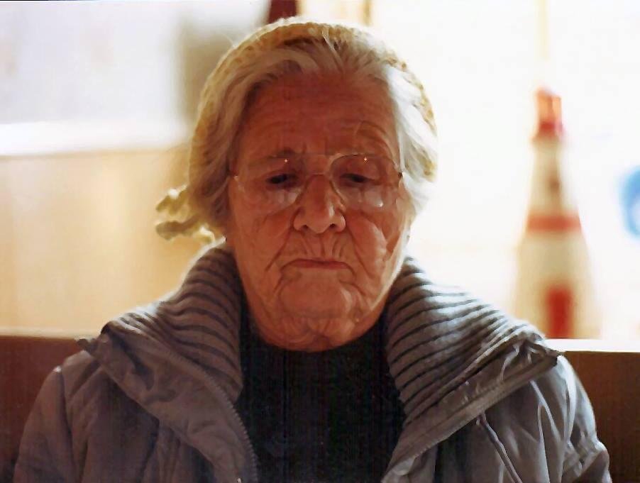 Evelyn Alley Jane-Barker Watt, at 95. The very best of friends . . .