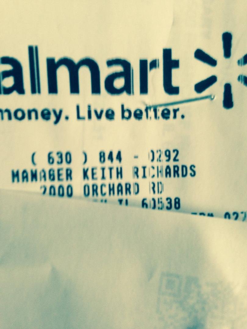 Now you know it's a going to be a good year when you have this guy managing your local Wal-Mart !!!
