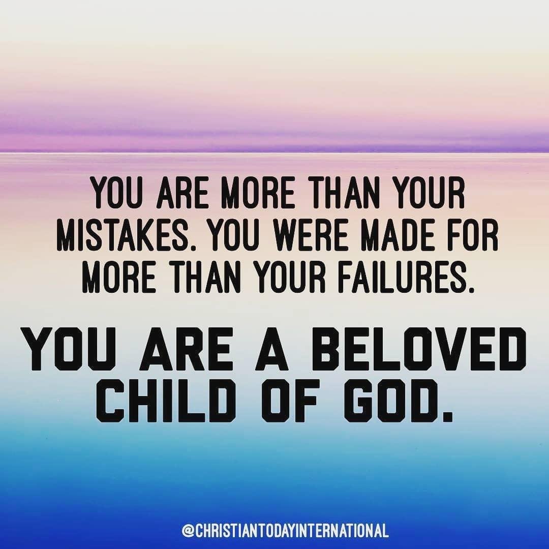 You are SPECIAL in God's eyes. Don't you EVER forget this! ☺️✝️