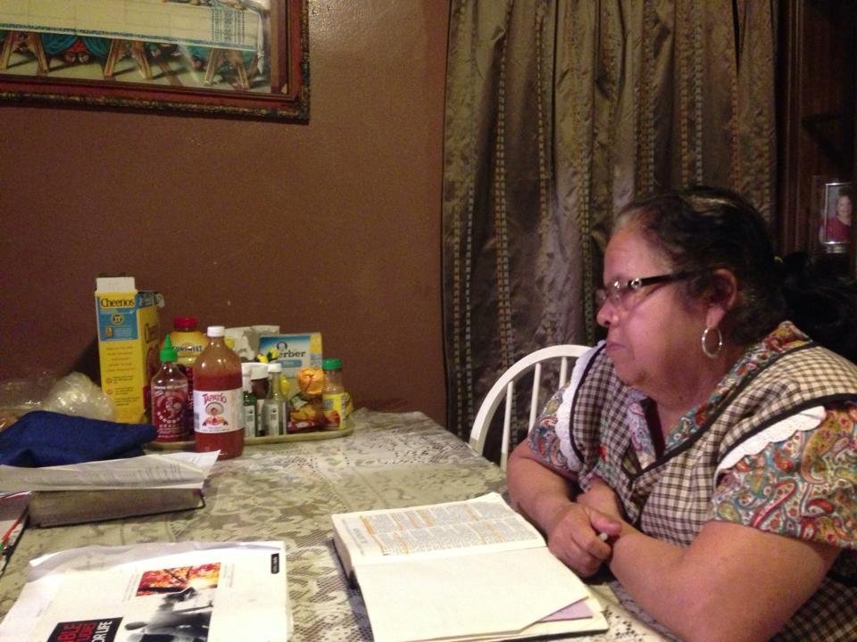 Bible study with my mom