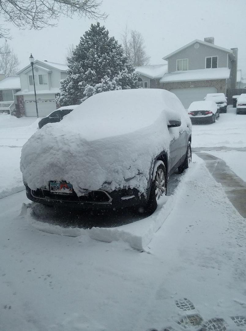 From 0 inches to feet overnight  in West Jordan!