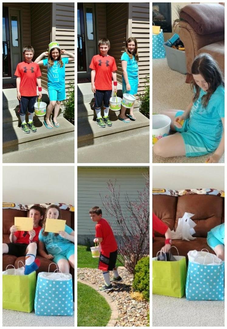 Spending Easter with Amy and kids