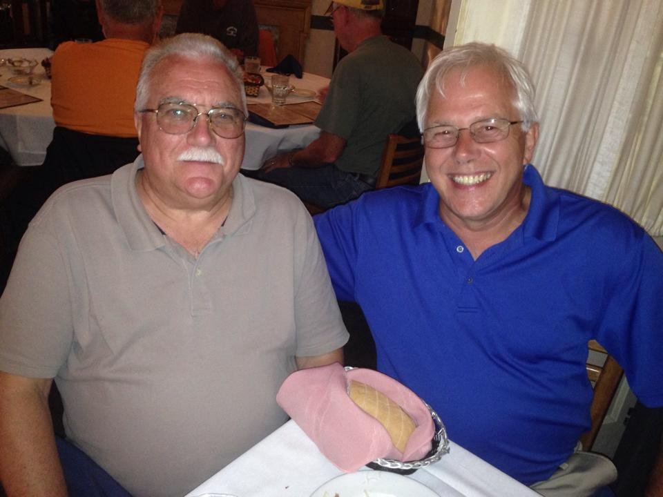 Joe and Wally, Navy buddies from the 60's finally get together after some 43 years! Had a great time.