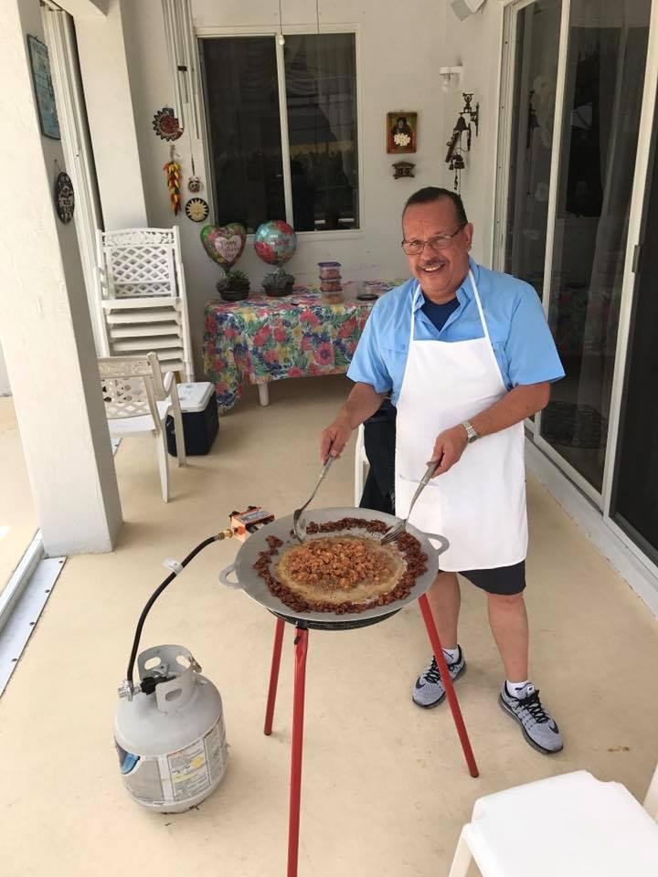Just cooking for my beautiful wife and mother of children! A discada with great friends and family! Happy mothers day!