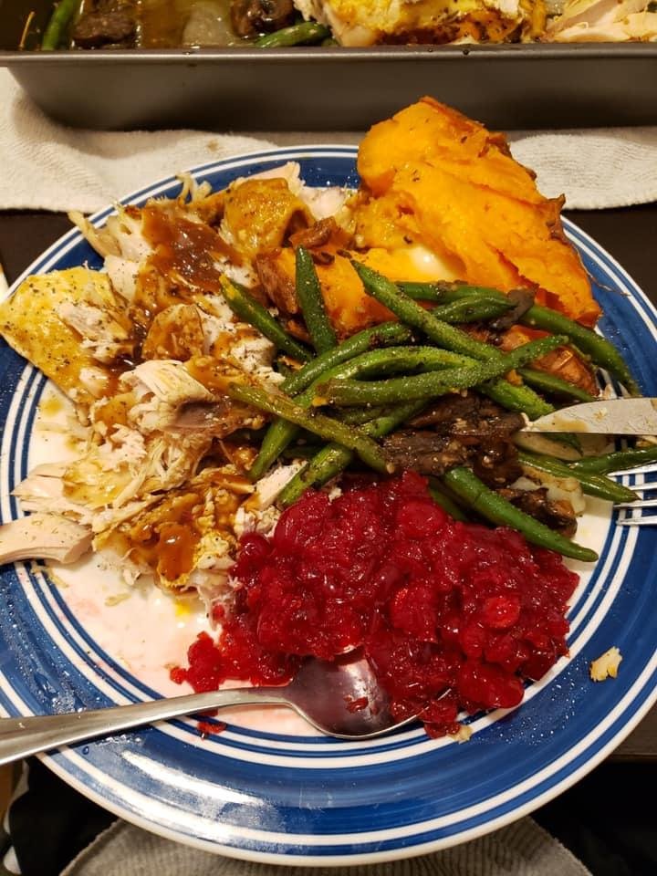 They did a great job… turkey Breast in a crock pot.