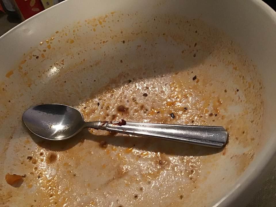 Soup vegetable yummy good gone finish u some send to everyone food lol