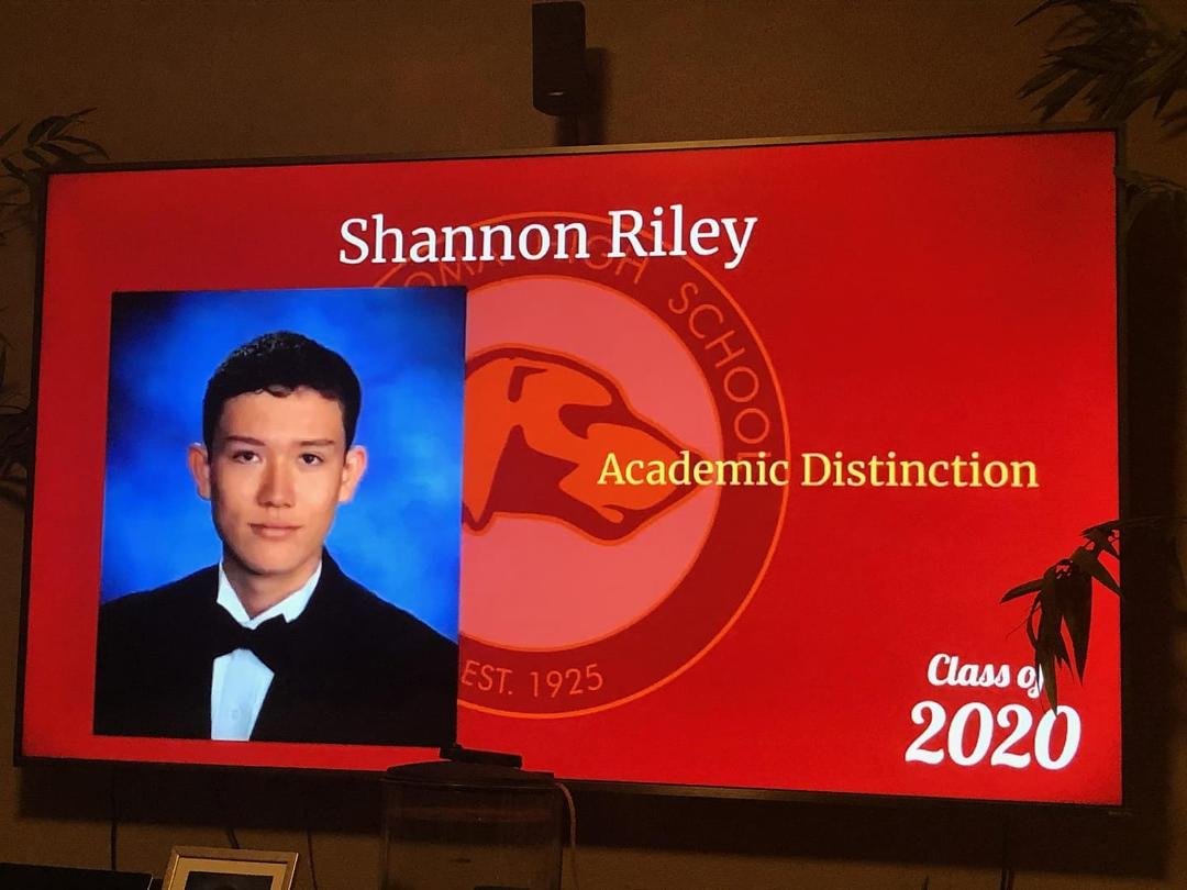 Congrats Shannon Riley graduated high school