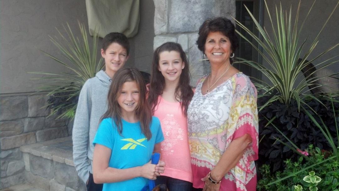 In Ohio with beautiful grand children