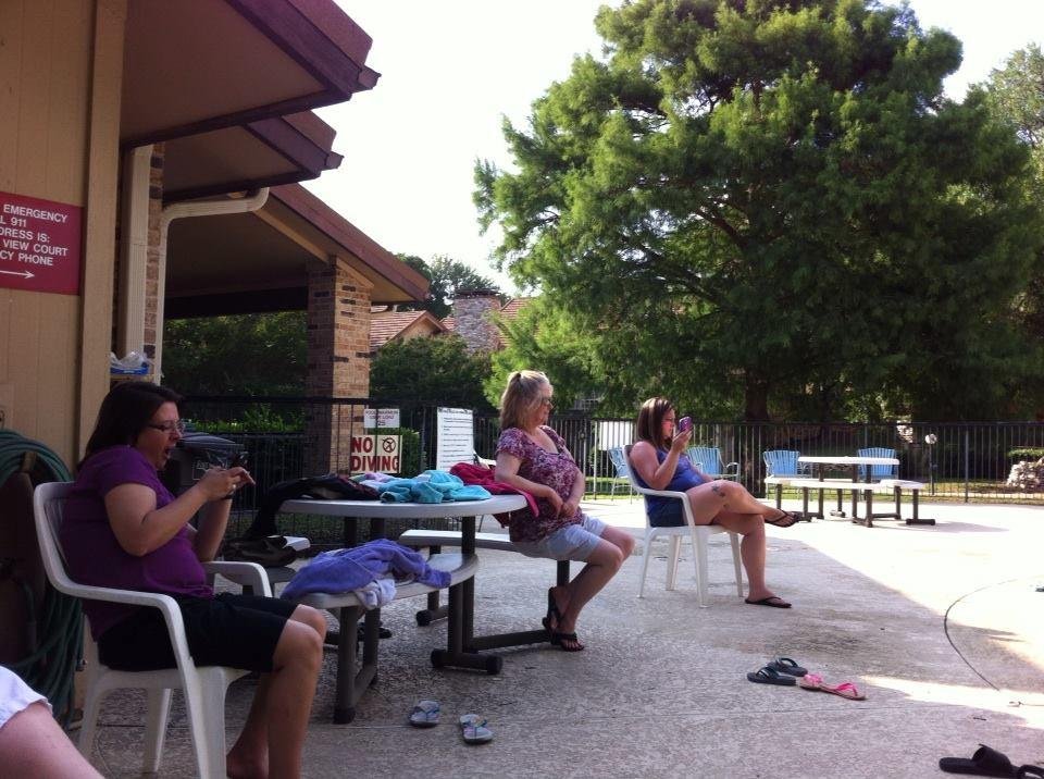 "The Watchers".
Cathy, Brenda and Amber.