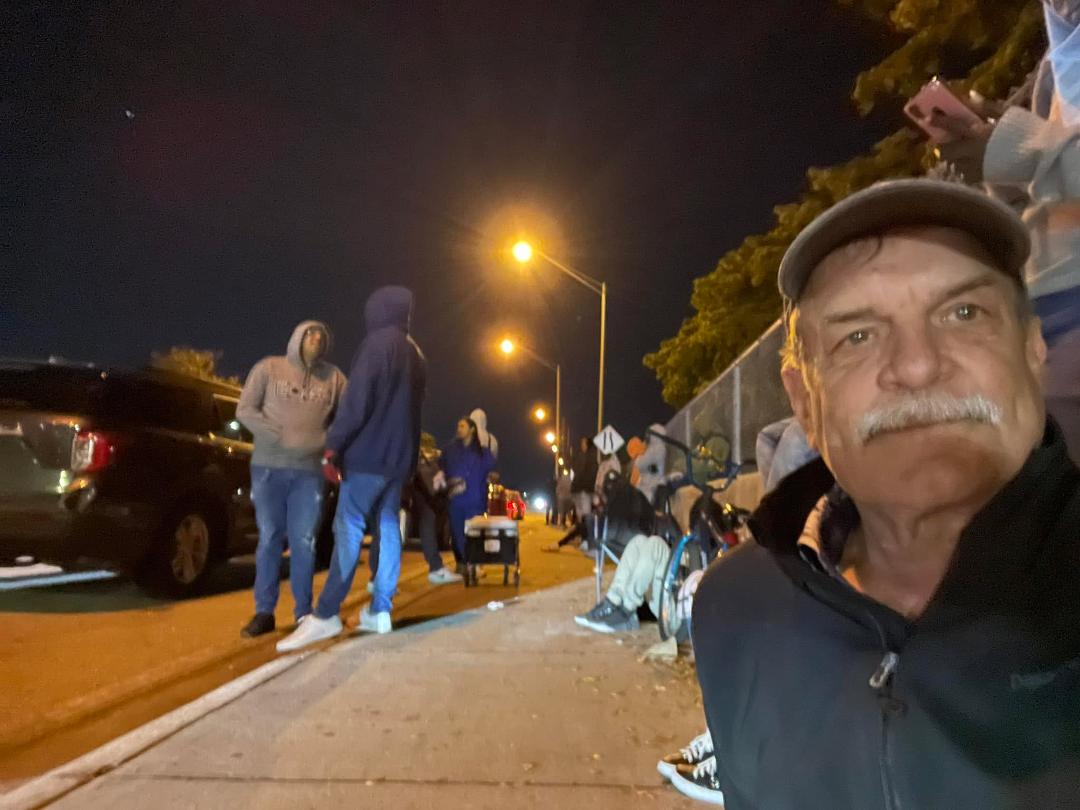 On return to USA from Thailand.
Amazing to see the deteriorating quality of life as I wait on the street at 4 am waiting to be among the 65 accepted “walk ins” at the Drivers License Office as appointments can not be sched