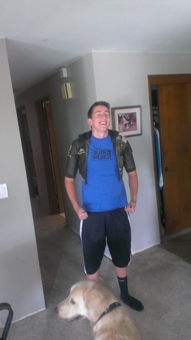 Cleaning tanners old bedroom. Just refuses to let go of some things