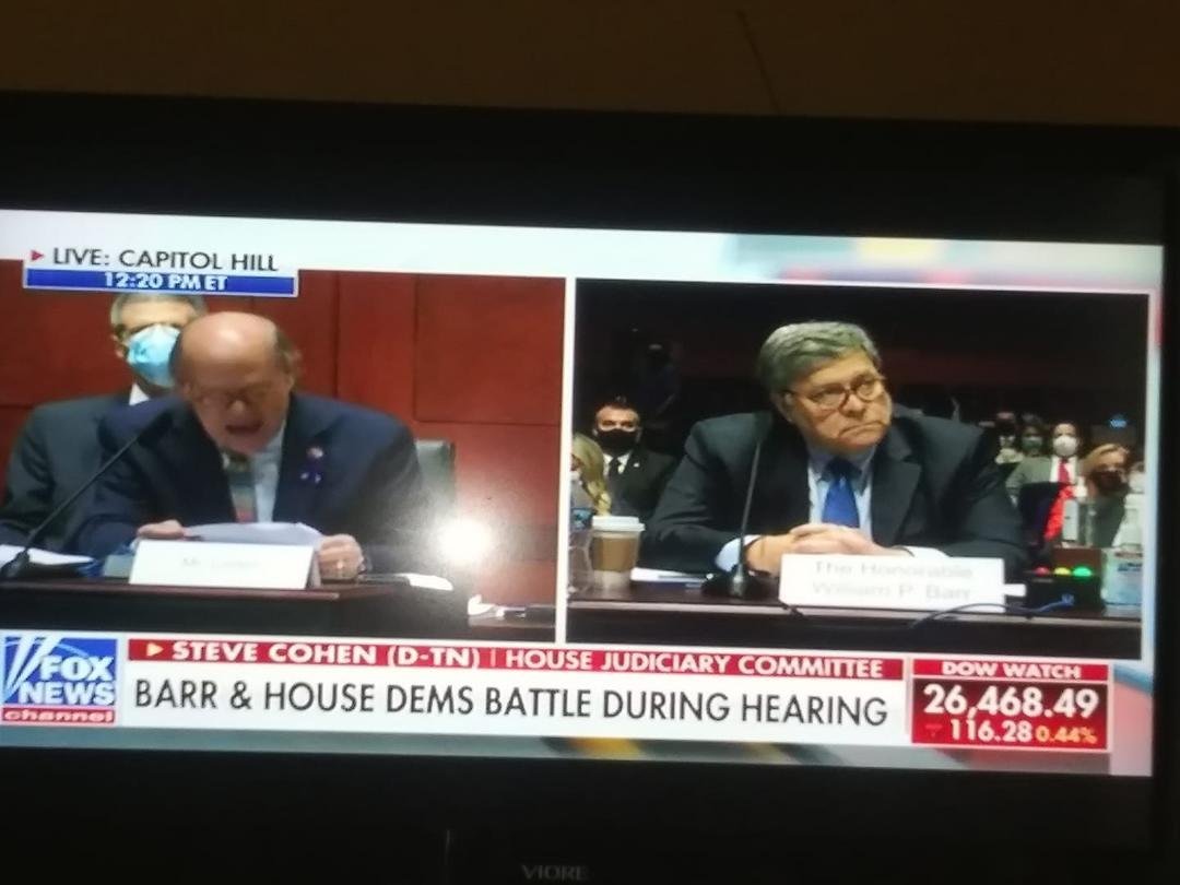 Just sat down to see that Dems use hearing to vilify and demean Barr without letting him answer any questions after he voluntarily agreed to testify.
Why all the drama for all Dems?