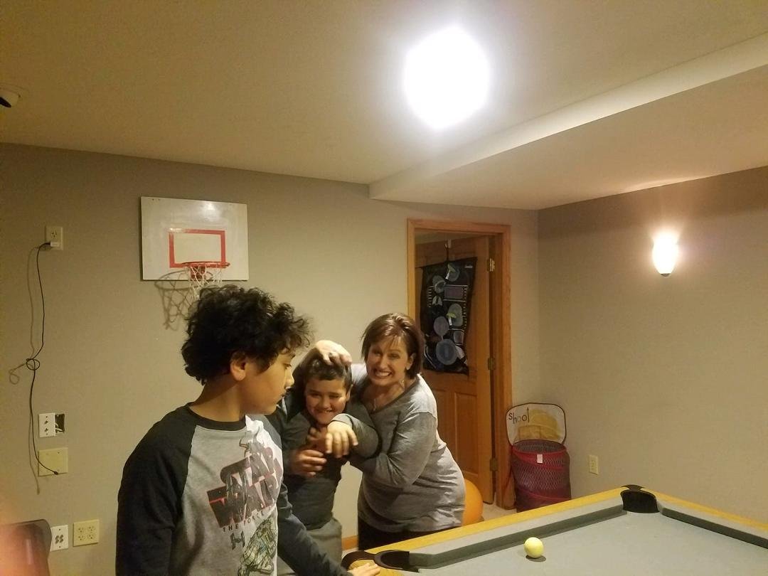 It was an intense pool game with my fellas!