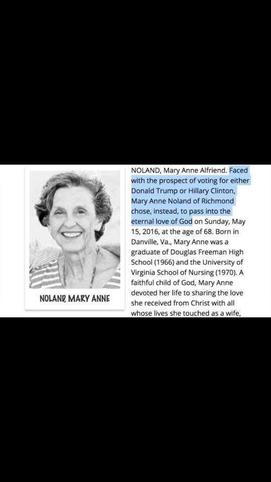 Check this obituary out: