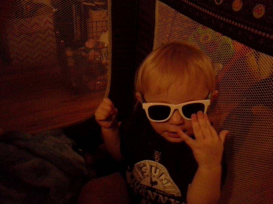 My nephew, Roy Orbison-I mean Landon.