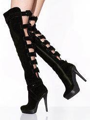 LOVING my new boots by Colin Stuart from VS ! this is a catalog pic on me they go way up my thighs cuz ya know I'm kinda on the short side ;)
