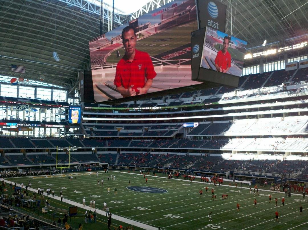 Game day Texas Tech vs. Baylor at Cowboy Stadium -Go Raiders!