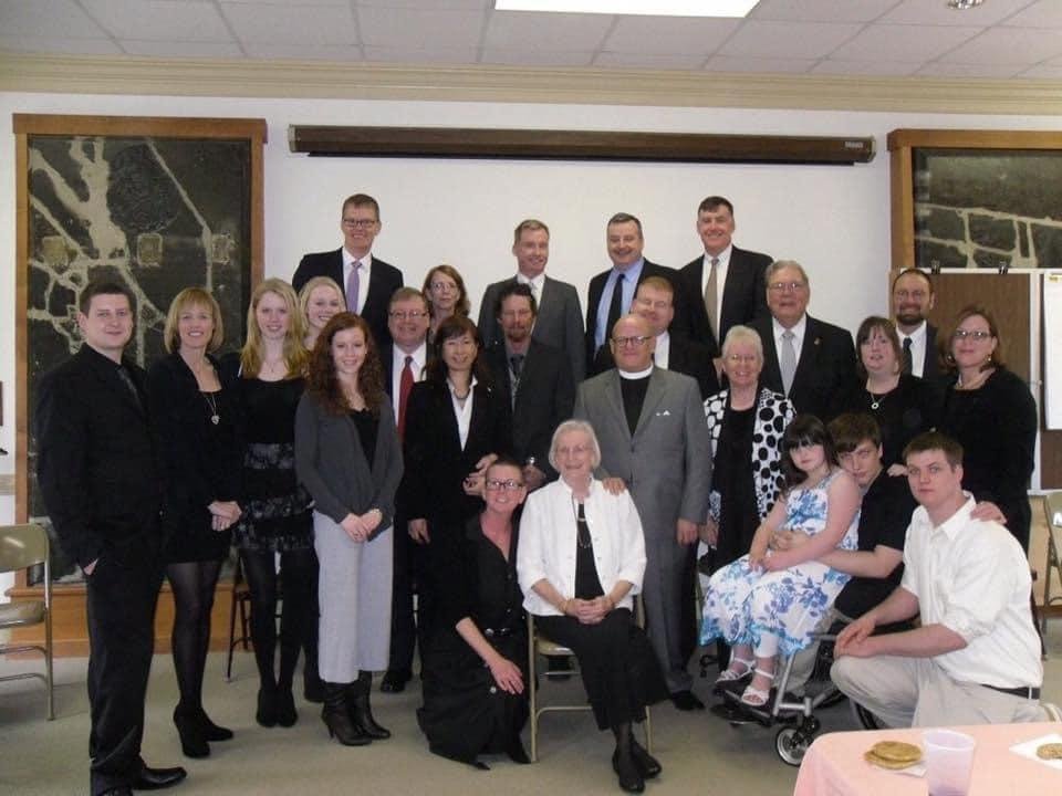 With the Stebbins Family. TBT about ten years ago.