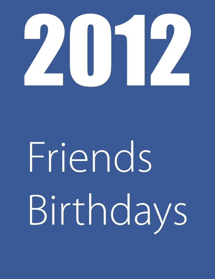 Massimo Marini's album, 2012 Calendar
